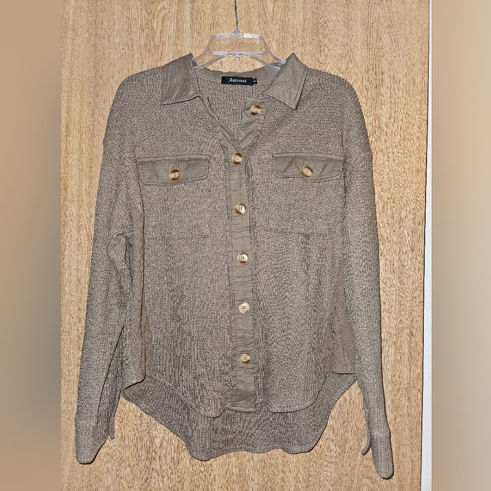 Womens button up top
